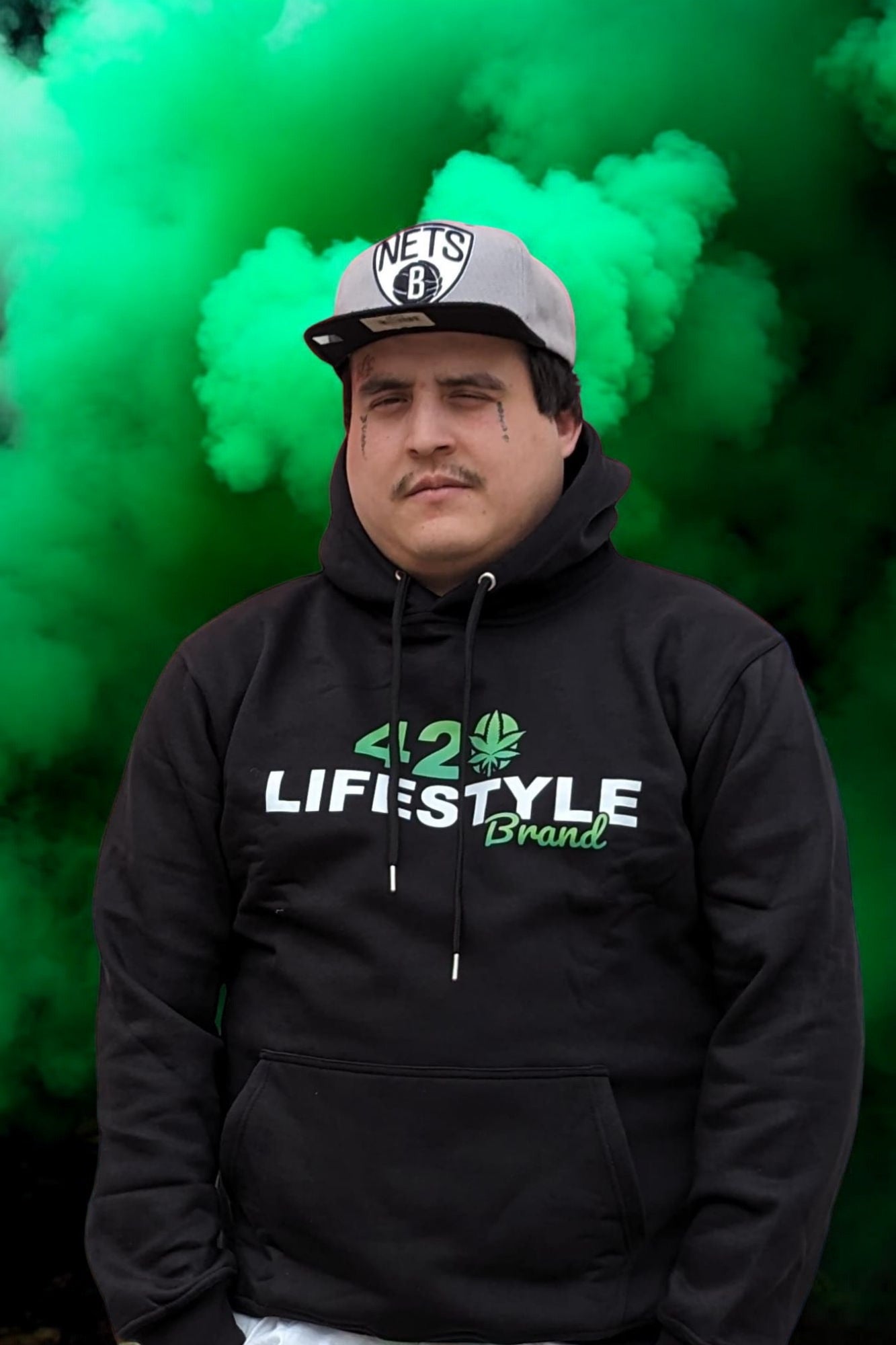 420 Lifestyle Brand Logo Hoodie - 420 LIFESTYLE Brand