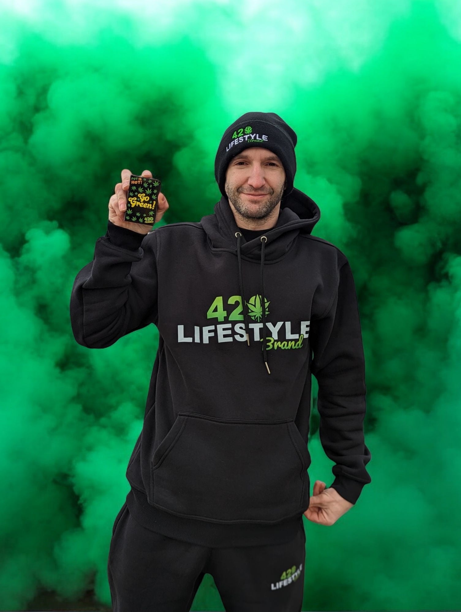420 Lifestyle Brand Logo Hoodie - 420 LIFESTYLE Brand
