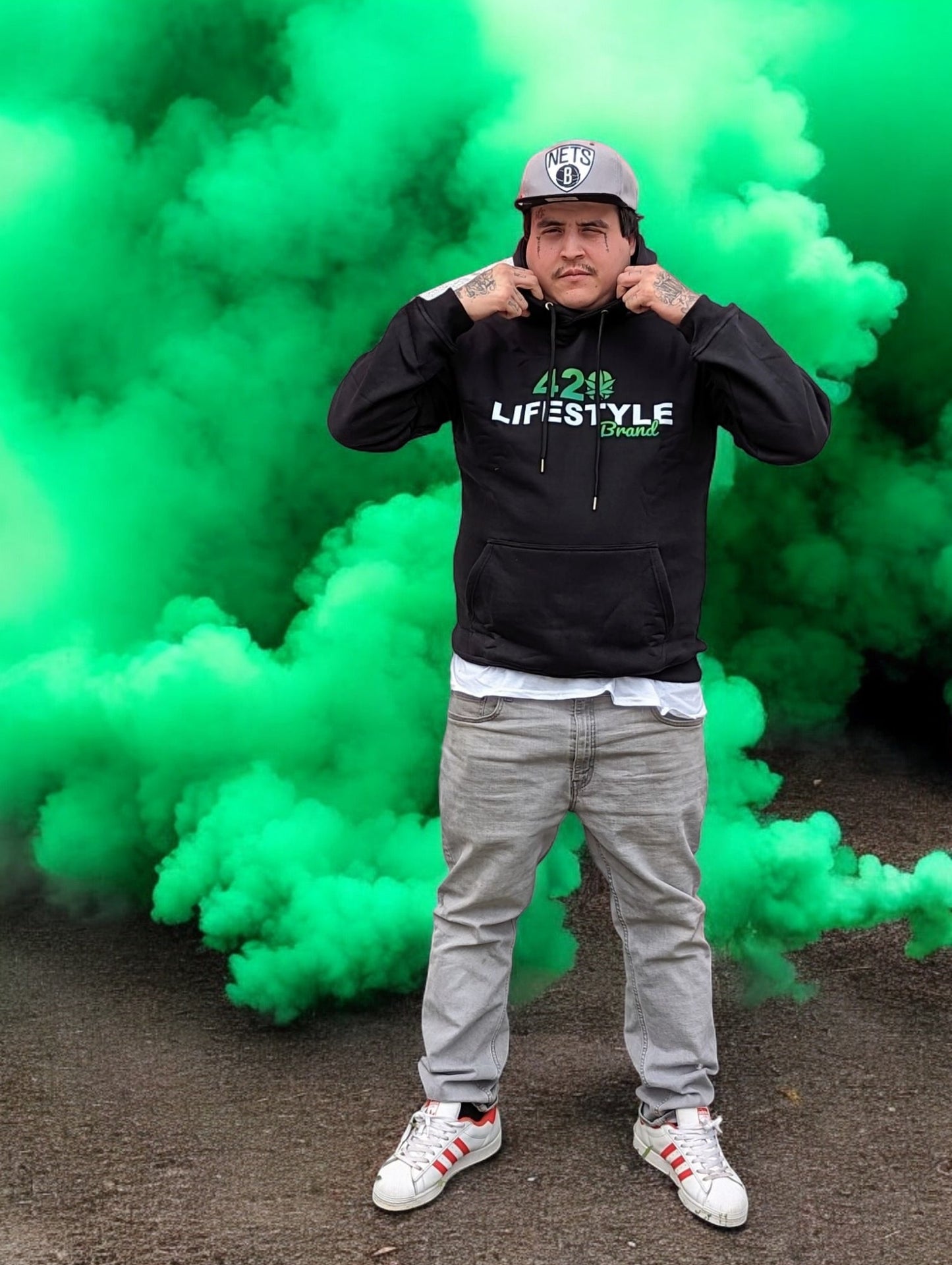 420 Lifestyle Brand Logo Hoodie - 420 LIFESTYLE Brand